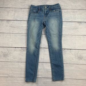 American Eagle Jeans 4 Short Jegging Skinny Stretch Light Wash Inseam 27.5"